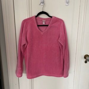 Fuzzy Rene Rofe Pink Pajama Top